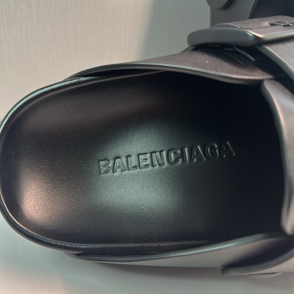 Balenciaga Women’s SUNDAY MULE ISunday Mule black matte calfskin - Picture 5 of 12